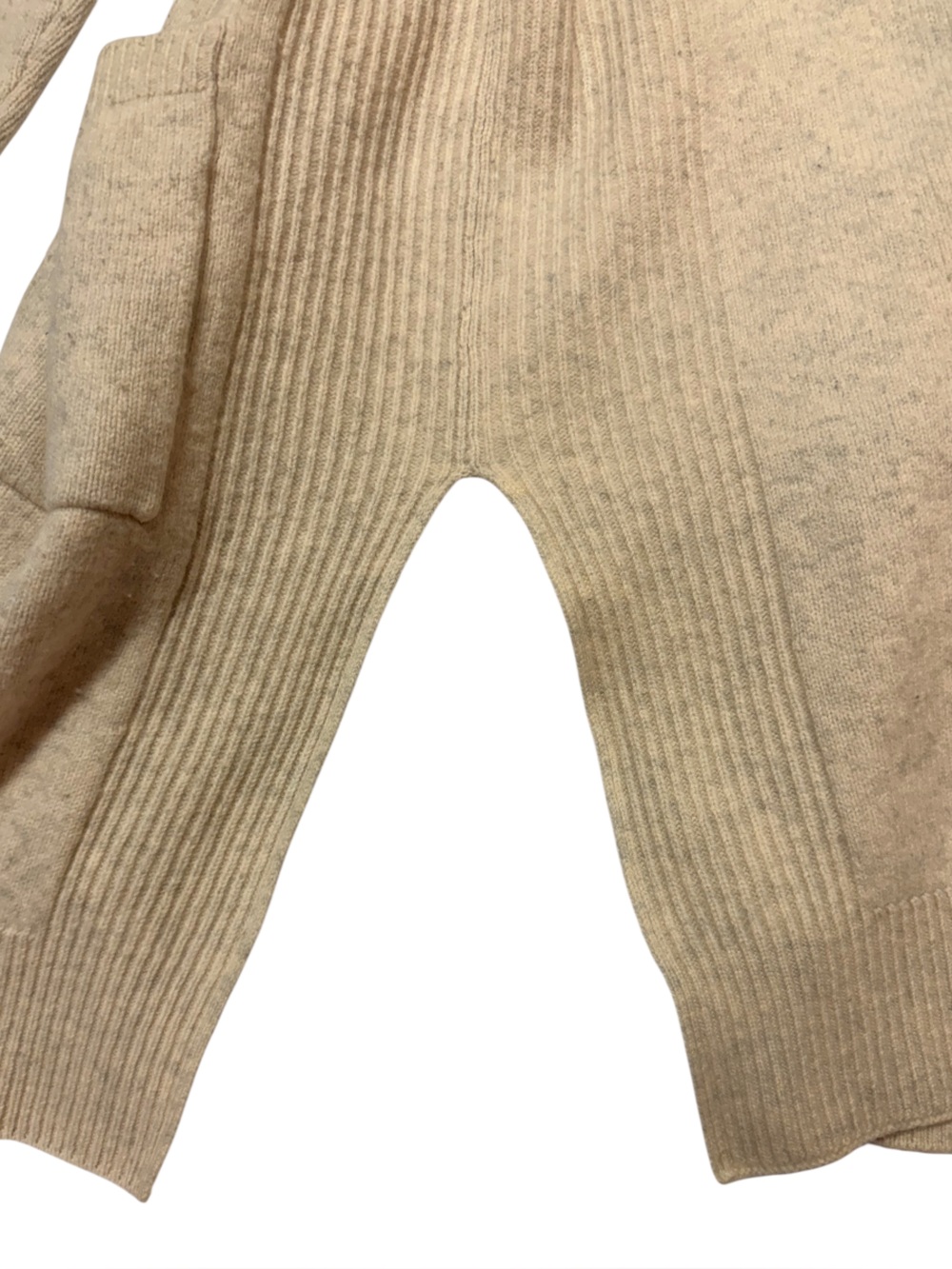 Vince - Cashmere/Wool Long Cardigan Sweater Sand / Ivory - Size L - Picture 5 of 6